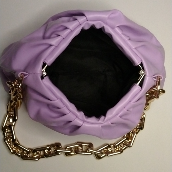 Lilac chain shoulder bag - Picture 2 of 4